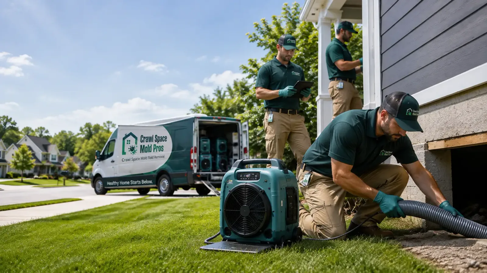 Crawl Space Mold Removal in Castaic, CA